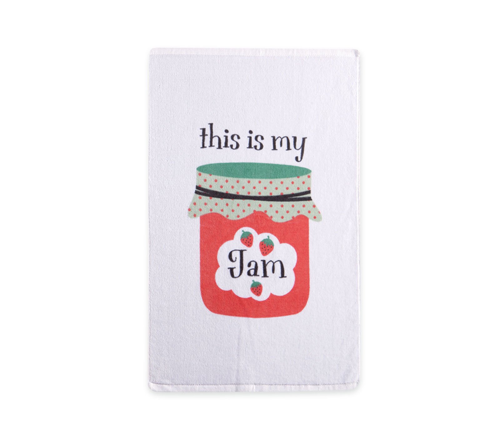 5205495543949 Ποτηρόπανο Βελουτέ 40×60 Nef Nef My Jam White - Image 1