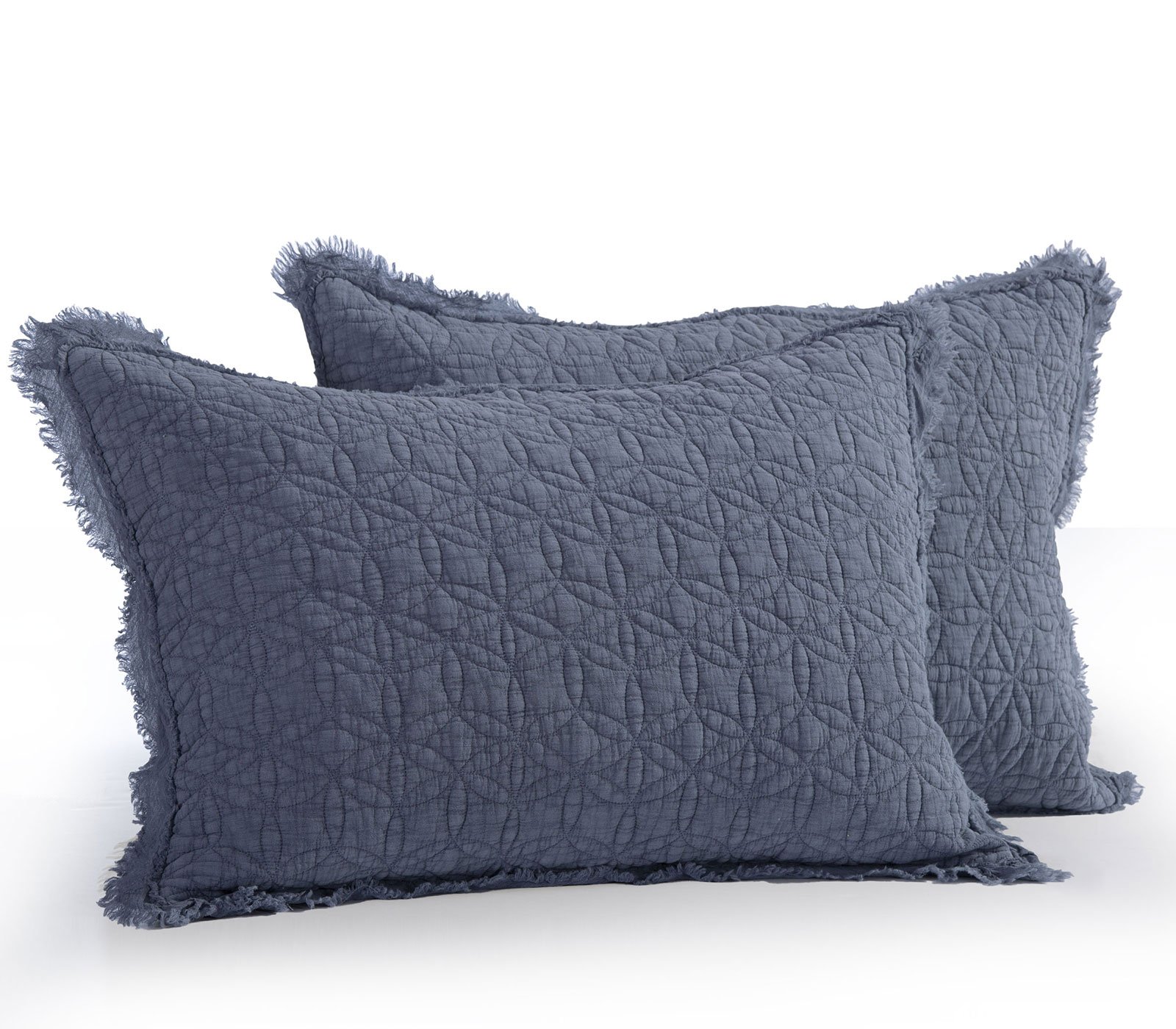 5205495544557 Ζεύγος Μαξιλαροθήκες 52×72 Nef Nef Laren Blue - Image 1