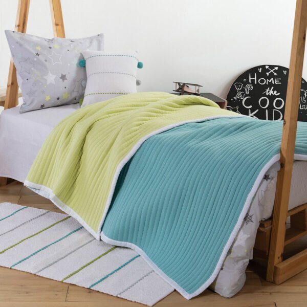 Κουβερλί Μονό 160×220 Nef Nef Livid Aqua-Lime