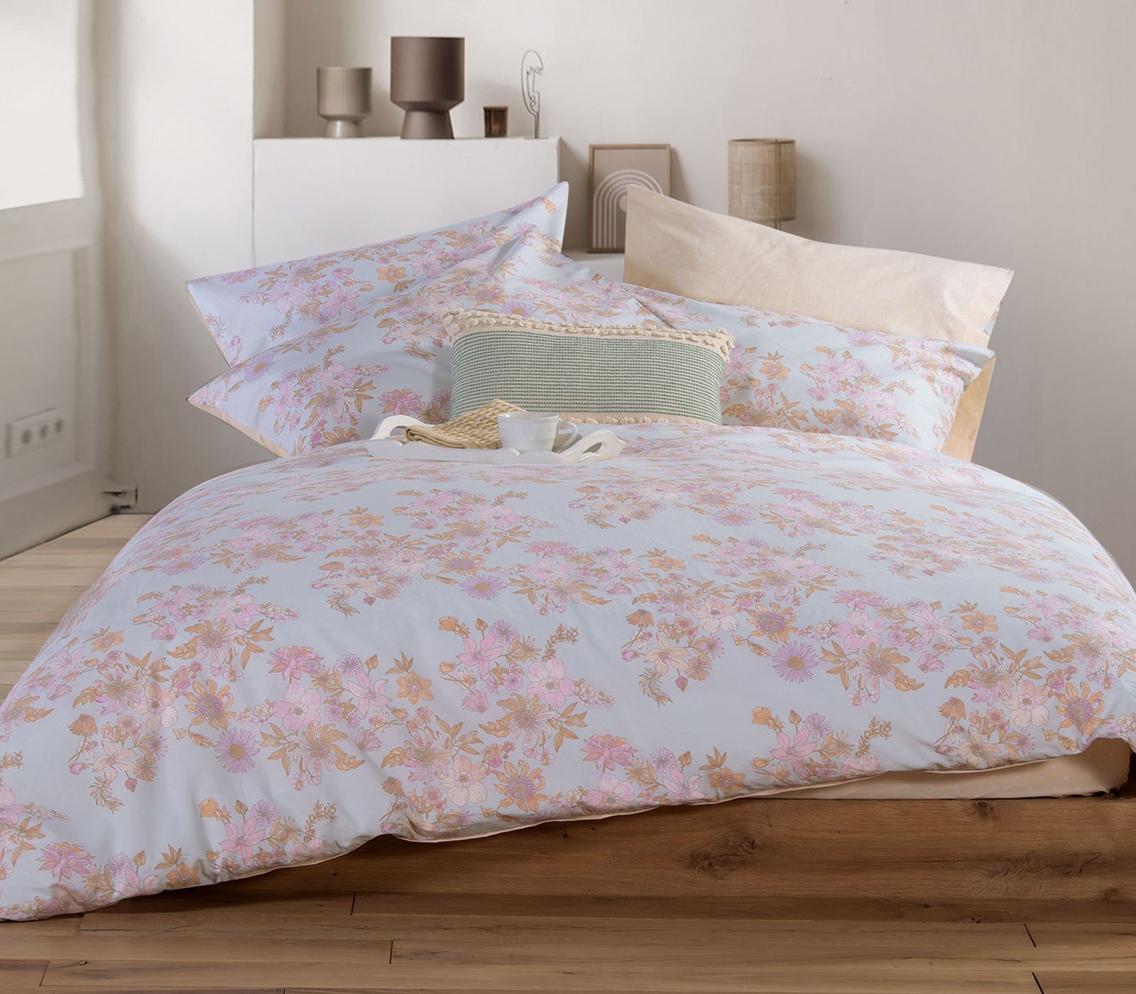 5205495546889 Σετ Σεντόνια Διπλά 200×270 Nef Nef Edna Aqua - Image 1