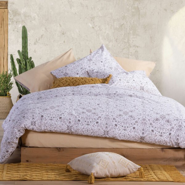 Σετ Σεντόνια Υπέρδιπλα 240×270 Nef Nef Dreamer Grey