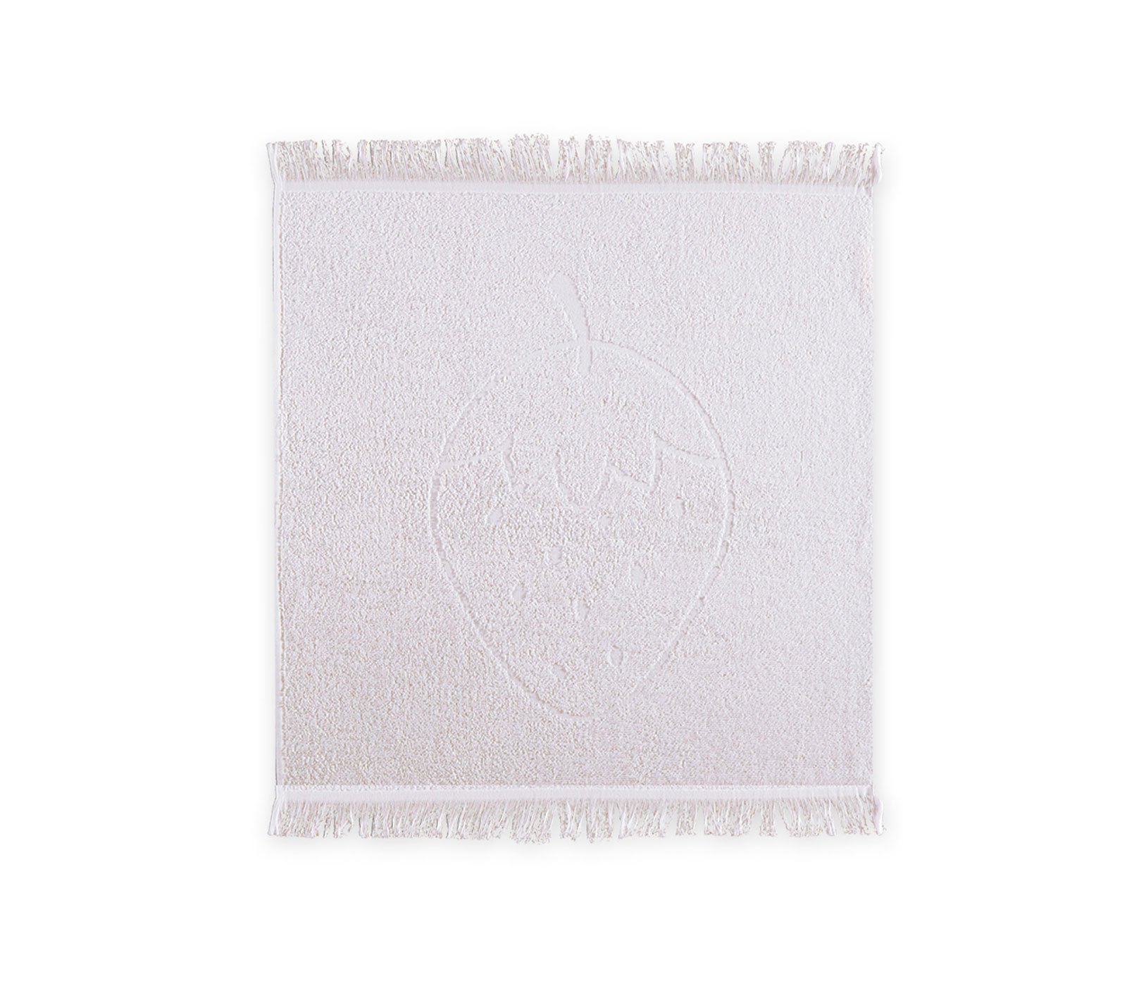 5205495549491 Πετσέτα Κουζίνας Φροτέ 50×50 Nef Nef Strawberry Taste White - Image 1