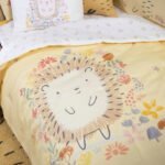 Κουβερλί Κούνιας Βρεφικό 110×150 Nef Nef Cute Hedgehog Yellow