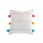 Διακοσμητικό Μαξιλάρι 35x35 Nef Nef Life Line Coral-Yellow