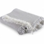 Κουβέρτα Πικέ Αγκαλιάς 80×110 Nef Nef Apollo Greige