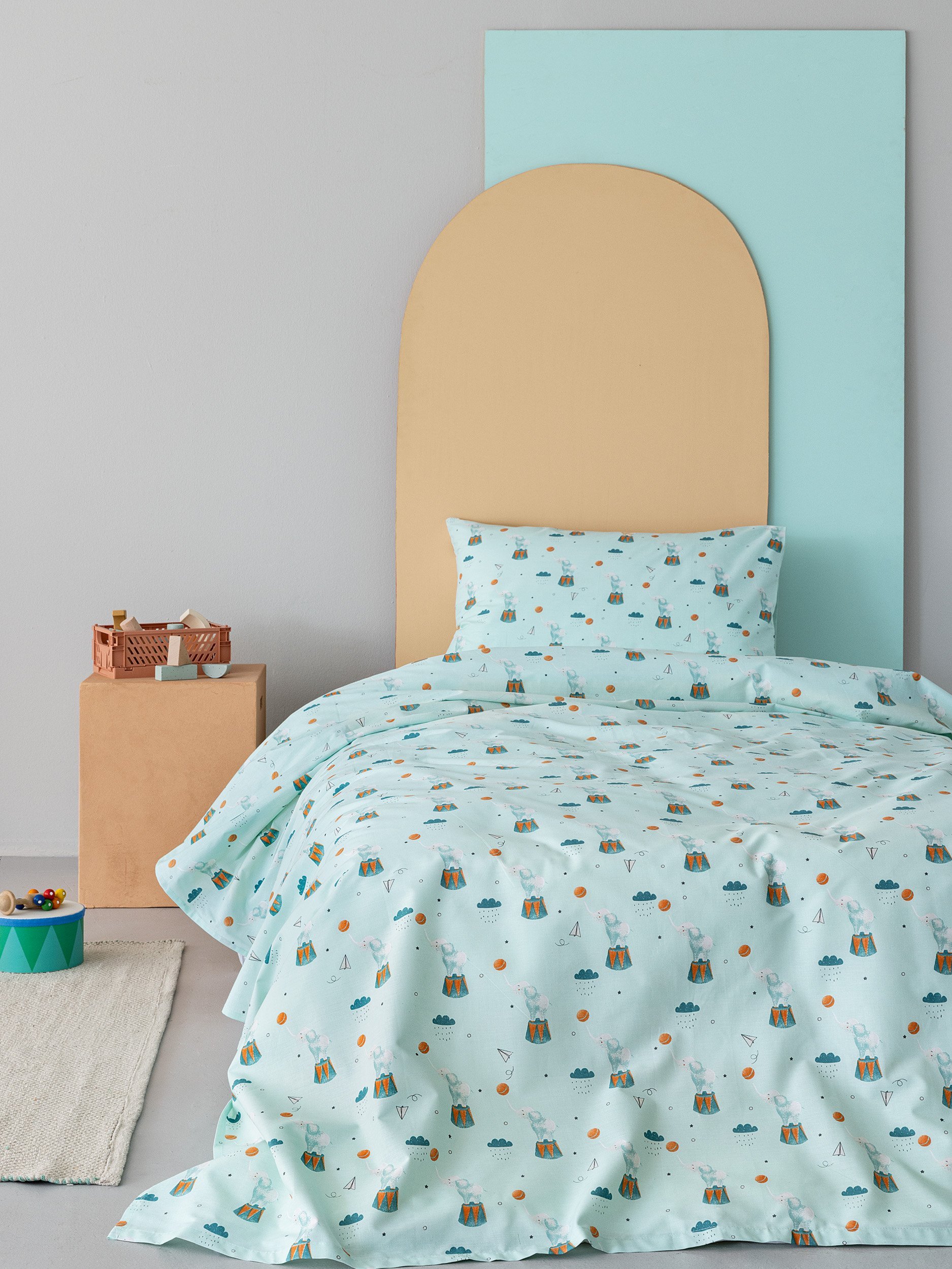 5205857255732_3 Σετ Μονά Σεντόνια My Kingdom 160x260 MK747 Με Λάστιχο - Palamaiki - Image 1