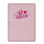 Κουβέρτα Πικέ Κούνιας 110x140 Adam Home Queen Pink