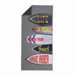 Παιδική Πετσέτα Θαλάσσης 75×150 Nef Nef Wave Rider Grey