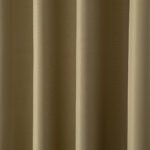 Κουρτίνα μεσαίας σκίασης με 8 μεταλλικούς κρίκους Effect Art 8443 150x260 Λαδί   Beauty Home - Image 6
