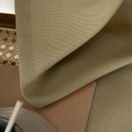 Κουρτίνα μεσαίας σκίασης με 8 μεταλλικούς κρίκους Effect Art 8443 150x260 Λαδί   Beauty Home - Image 9