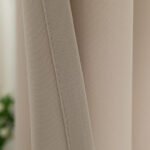 Κουρτίνα μεσαίας σκίασης με 8 μεταλλικούς κρίκους Effect Art 8443 150x260 Άμμου   Beauty Home - Image 11
