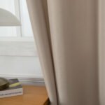 Κουρτίνα μεσαίας σκίασης με 8 μεταλλικούς κρίκους Effect Art 8443 150x260 Άμμου   Beauty Home - Image 12