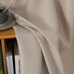 Κουρτίνα μεσαίας σκίασης με 8 μεταλλικούς κρίκους Effect Art 8443 150x260 Άμμου   Beauty Home - Image 14