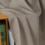 Κουρτίνα μεσαίας σκίασης με 8 μεταλλικούς κρίκους Illusion Art 8445 140x270 Χακί   Beauty Home - Image 12