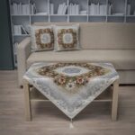 Καρέ Δαμάσκο 95Χ95 Cotone Rita