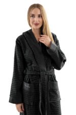 Μπουρνούζι Guy Laroche Tokyo Black - Image 2