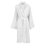 Μπουρνούζι με γιακά και strass Art 3090 M-L Λευκό   Beauty Home - Image 2