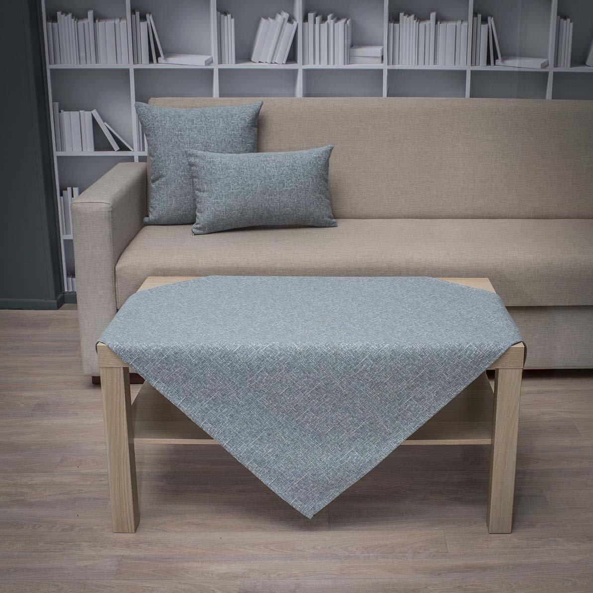 Καρέ-Valia-16-Aqua Τραπεζοκαρέ 140X140 Cotone Valia 16 Aqua - Image 1