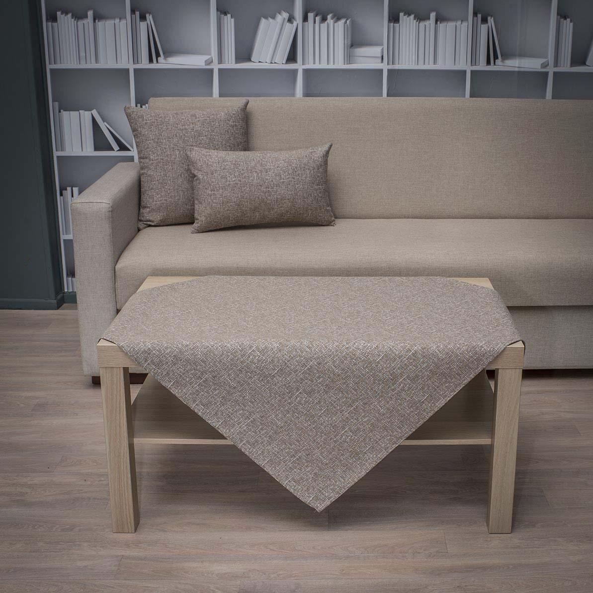 Καρέ-Valia-160-μπεζ Τραπεζοκαρέ 140X140 Cotone Valia 160 Μπεζ - Image 1