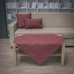 Καρέ 90X90 Cotone Valia 73 Κόκκινο