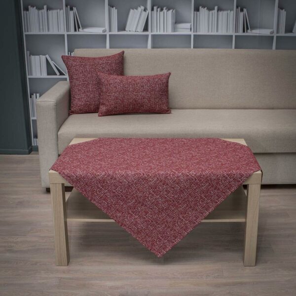 Καρέ 90X90 Cotone Valia 73 Κόκκινο