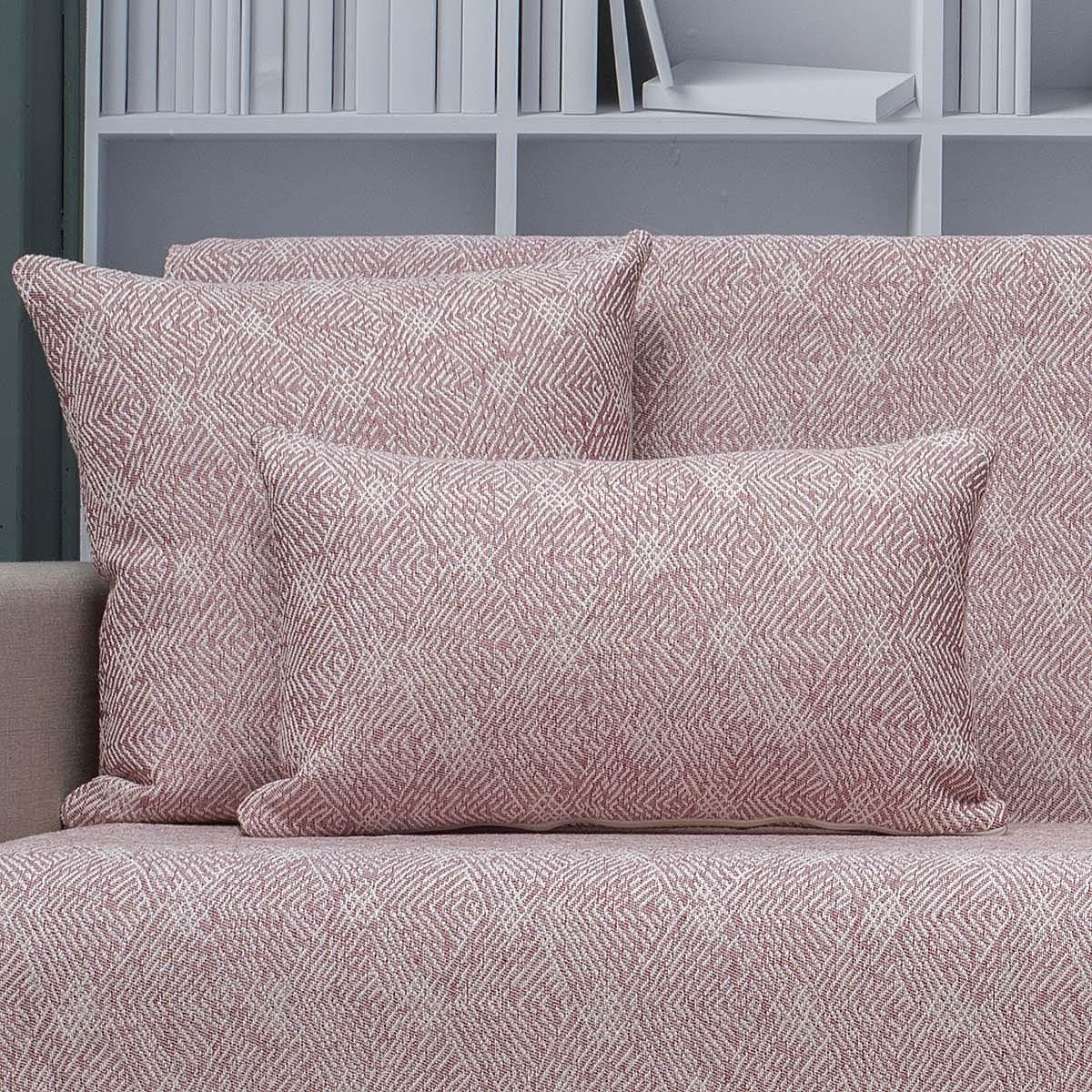 Μαξιλάρι-Emily-Κόκκινο Διακοσμητική Μαξιλαροθήκη 40X40 Cotone Emily Κόκκινο - Image 1