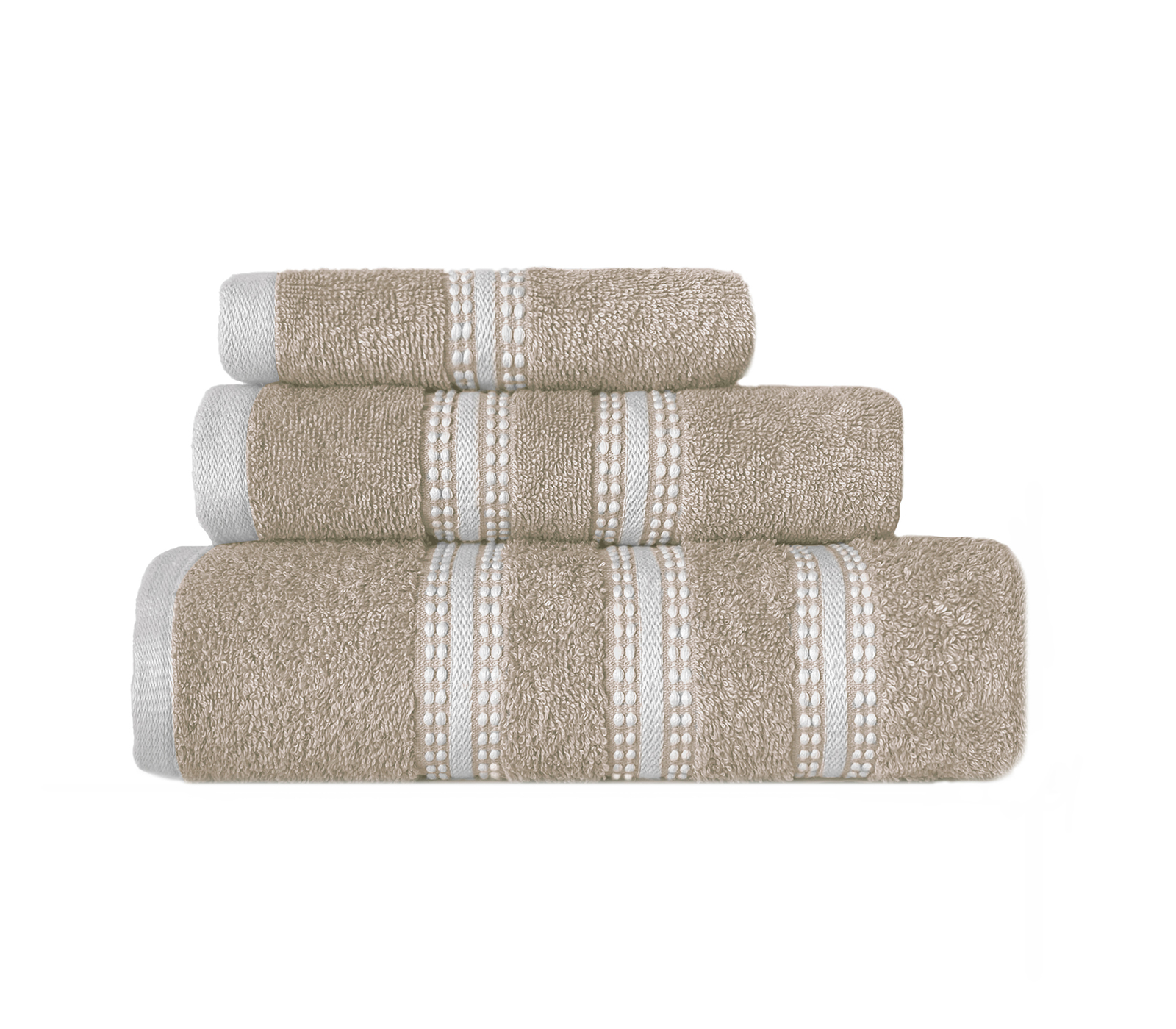 ΣΕΤ ΠΕΤΣΕΤΕΣ 3ΤΜΧ PROMISE beige 1 Σετ Πετσέτες 3 Τεμαχίων Nef Nef Promise Beige - Image 1