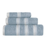Σετ Πετσέτες 3 Τεμαχίων Nef Nef Promise Dusty Aqua