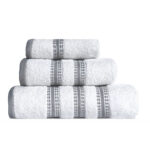 Σετ Πετσέτες 3 Τεμαχίων Nef Nef Promise White