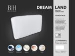 Μαξιλάρι ύπνου Dream Land Memory Foam Art 4081 Μέτριο 65x40+14 Λευκό   Beauty Home - Image 2