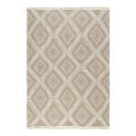 Χαλί βαμβακερό διπλής όψεως Duo Art 9247 160x230 Μπεζ   Beauty Home - Image 3