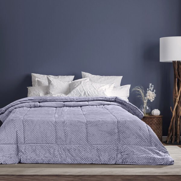 Κουβερτοπάπλωμα υπέρδιπλο Art 11540 220x240 Λιλά   Beauty Home