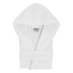 Μπουρνούζι με κουκούλα ζακαρ 270gsm Λευκό Beauty Home Beauty Home - Image 2