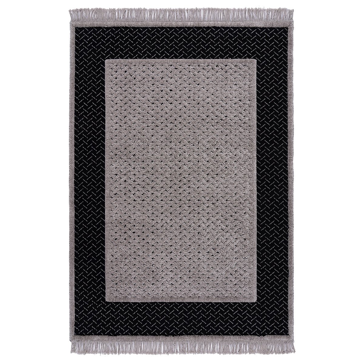 9436 Χαλί Noir Art 9436 Black Μαύρο Beauty Home Beauty Home - Image 1