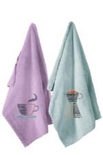 Σετ 5 Τεμαχίων Ποδία & Γάντι & Πιάστρα και 2 Ποτηρόπανα Κουζίνας Guy Laroche Cook Orange - Image 3