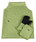 Σετ 5 Τεμαχίων Ποδία & Γάντι & Πιάστρα και 2 Ποτηρόπανα Κουζίνας Guy Laroche Cook Green - Image 2