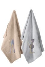 Σετ 5 Τεμαχίων Ποδία & Γάντι & Πιάστρα και 2 Ποτηρόπανα Κουζίνας Guy Laroche Cook Green - Image 3