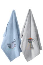 Σετ 5 Τεμαχίων Ποδία & Γάντι & Πιάστρα και 2 Ποτηρόπανα Κουζίνας Guy Laroche Cook Anthracite - Image 3