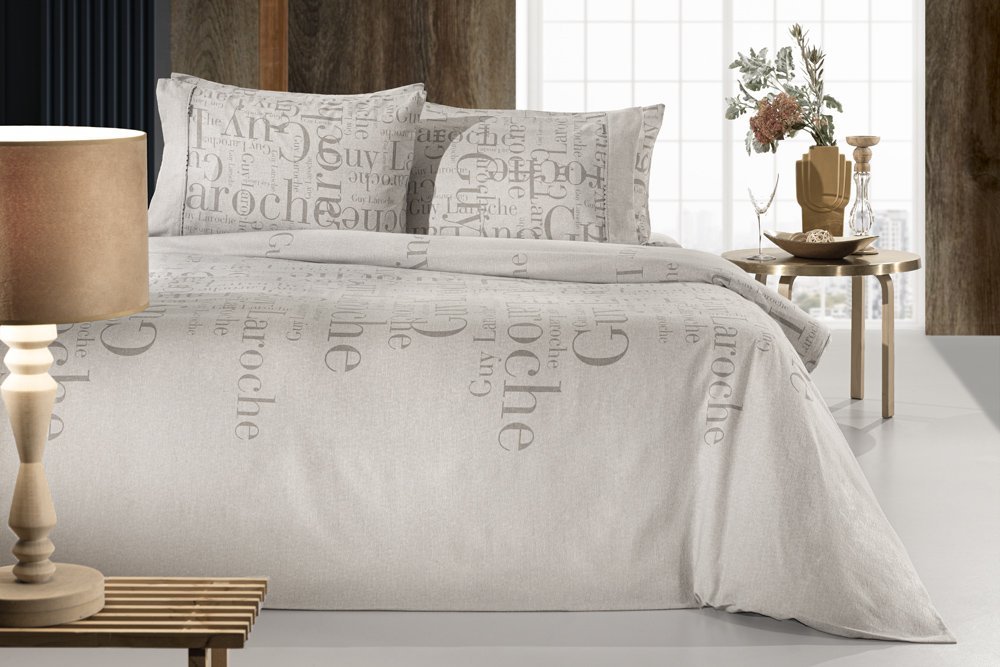 1110092223016 Guy Laroche ΣΕ.BRAND NATURAL FLANNEL 170X265 ΣΕΤ 3ΤΜΧ