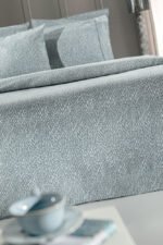 Σετ Σεντόνια Φανελένια Μονά 170×265 Guy Laroche Ava Cement - Image 2