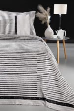 Σετ Σεντόνια Φανελένια Μονά 170×265 Guy Laroche Parma Grey - Image 2