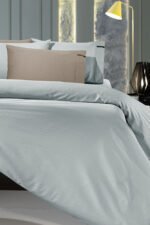 Σεντόνι Υπέρδιπλο 240×270 Guy Laroche Minimal Azul Βαμβακοσατέν 300 TC - Image 2