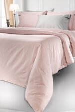 Σεντόνι King Size Με Λάστιχο 180×200+35 Guy Laroche Minimal Pudra Βαμβακοσατέν 300 TC - Image 2