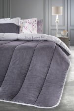 Παπλωματοθήκη Υπέρδιπλη 225×245 Guy Laroche Motto Melanze Suede - Image 2