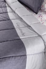 Παπλωματοθήκη Υπέρδιπλη 225×245 Guy Laroche Motto Melanze Suede - Image 4