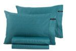 Παπλωματοθήκη King Size 255×245 Guy Laroche Minimal Petrol Βαμβακοσατέν 300 TC - Image 5