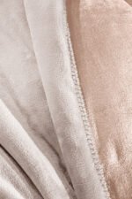 Σετ Κουβέρτα 2 Όψεων Βελουτέ 160×240 Μονή & Μαξιλαροθήκη 45×45 Guy Laroche Velvet Pudra - Image 2