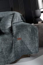 Ριχτάρι Πολυθρόνας 180×150 Guy Laroche Nobel Anthracite - Image 4