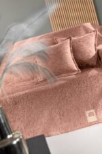 Ριχτάρι Τριθέσιου 180×300 Guy Laroche Matis Salmon - Image 3