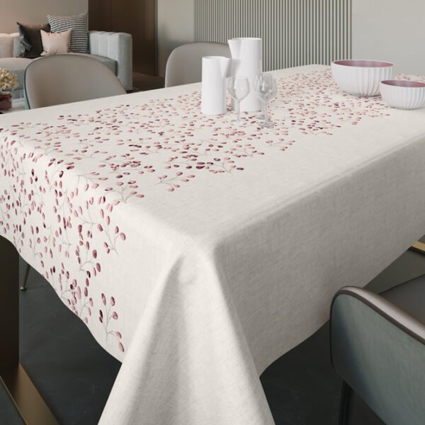 Αλέκιαστο Τραπεζομάντηλο 145×180 Saint Clair 1041 Dusty Pink